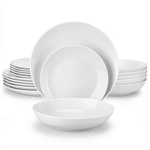 MalaCasa 18pc Dinnerware Set - 1 Missing Dinner Plate  - Lot 220