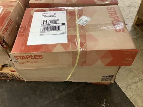 Staples Copy Paper, 11" x 17", 20 lbs., White, 2500 Sheets - Lot 755