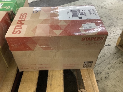 Staples Copy Paper, 11" x 17", 20 lbs., White, 2500 Sheets  - Lot 756