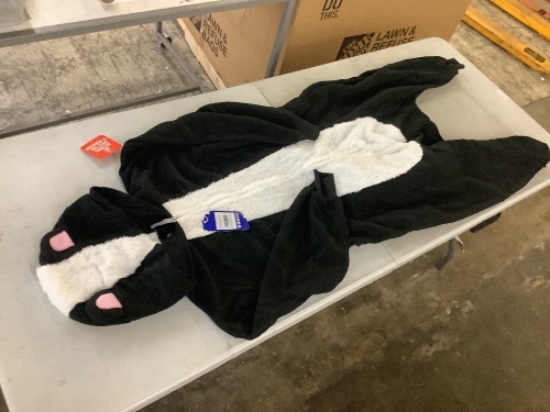 Funziez! Adult Skunk Onesie, Medium - Lot 139