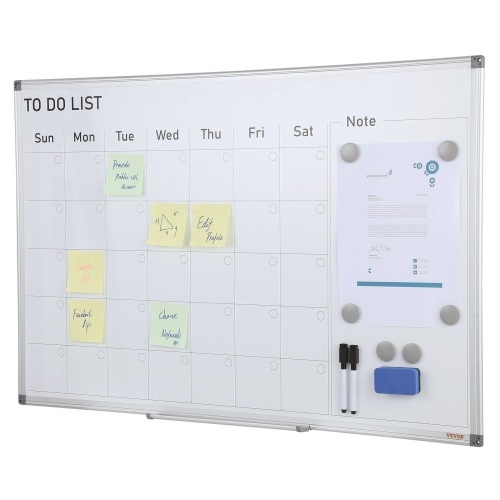 VEVOR Magnetic Dry Erase Calendar Whiteboard, 36 x 24 - Lot 194