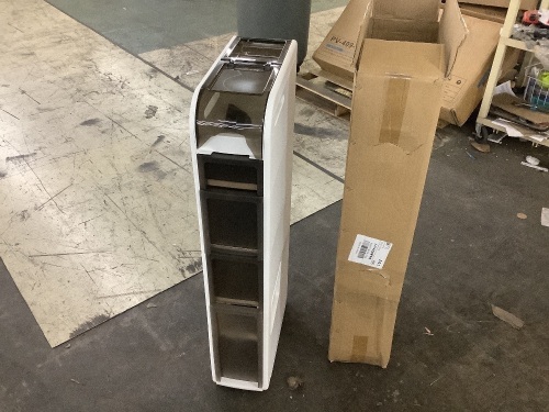 Slim Bathroom Storage Cabinet  - Lot 390
