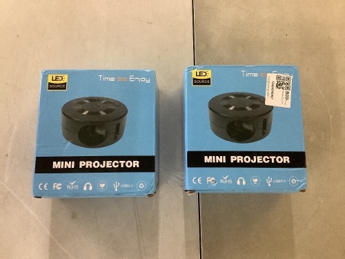 Lot of (2) Mini Projector  - Lot 234