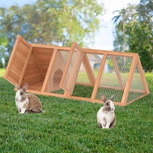 Wooden Triangle Pet Hutch  - Lot 394
