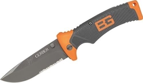 Gerber Bear Grylls Survival Series, Folding Sheath Knife, Stainless Steel   - Lot 233