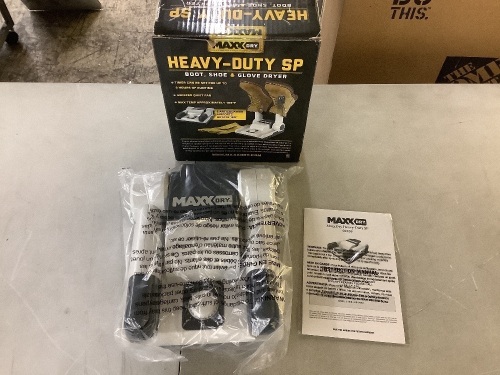 MaxxDry Heavy Duty SP Boot, Shoe & Glove Dryer - Lot 411