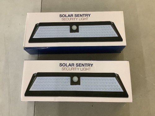 Lot of (2) Solar Sentry Security Light  - Lot 103