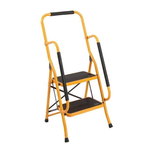  Anti-Slip 2 Step Stool Portable Ladder with Handgrip - Lot 137