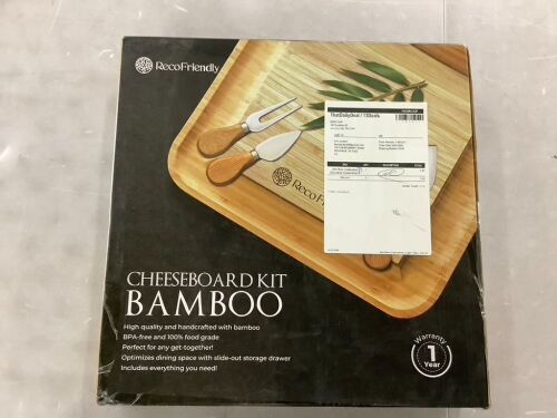 Bamboo Cheeseboard Kit  - Lot 405
