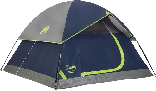 Coleman Sundome Camping Tent with Rainfly, 2/3/4/6 Person Tent Sets Up in 10 Mins, Weatherproof Tent for Camping, Festivals, Backyard, Sleepovers, & More - Lot 2959