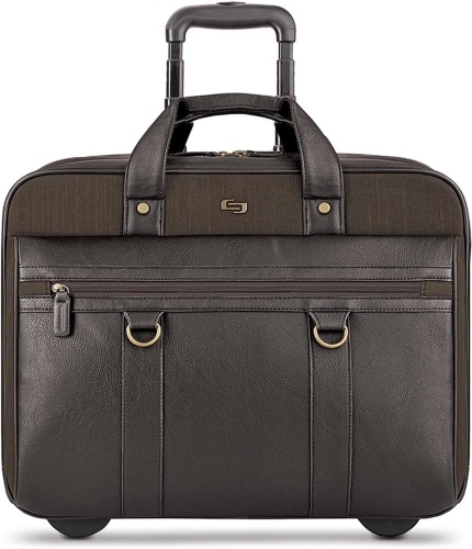 Solo MacDougal Rolling Laptop Bag, Espresso - Lot 2985