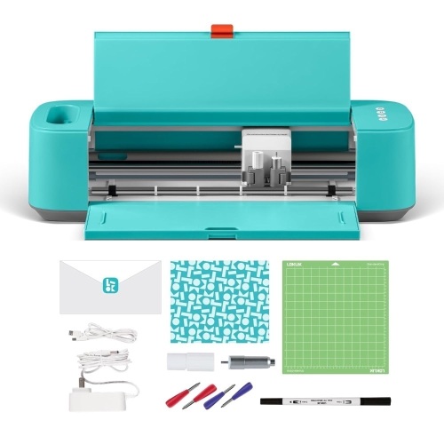 Crafter by HTVRONT Cutting Machine - Vinyl Cutter Machine for All Crafts, Cutting Machine for Vinyl, Iron On, Cardstock, Cuts 100+ Materials, Creates Customized Tshirt, Cards, Labels, Decals - Lot 3009