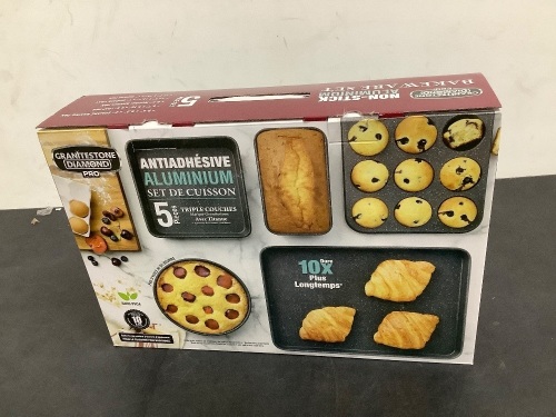 5 Piece Non-Stick Aluminium Bakeware Set - Lot 3035