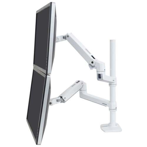 LX Dual Stacking Arm, Tall Pole (white) - Lot 3070