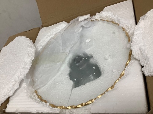 Glass Cake Stand - Lot 3071