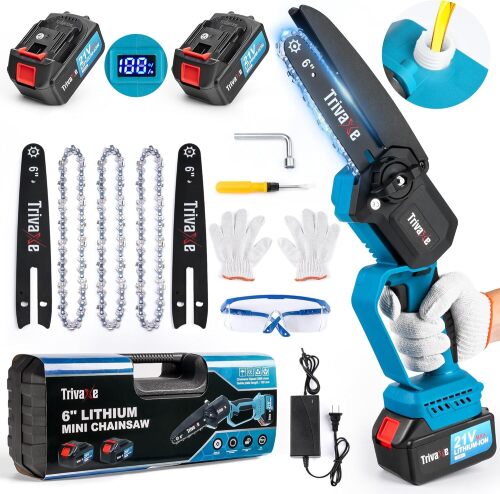 Portable Electric Chainsaw, 6" Handheld - Lot 3076