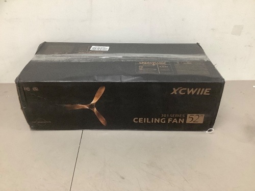 52" Ceiling Fan - Lot 3186