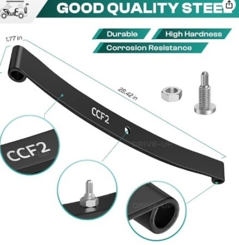 Golf Cart Standard Front Leaf Spring for Club Car Precedent and DS Models, Replaces OEM 1012030 $55.39 - Lot 59