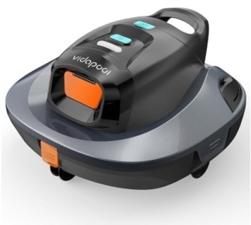 Cordless Robotic Pool Vacuum Cleaner,Portable Swimming Pool Vacuum Self-Parking Technology with LED Indicator,Ideal for Above Ground/Flat Pools up to 860 Sq.Ft,Lasts 90 Mins Grey $139.99 - Lot 71