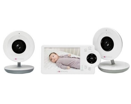 Project Nursery - Video Baby Monitor with (2) Cameras and 4.3" Screen - White - Lot 299