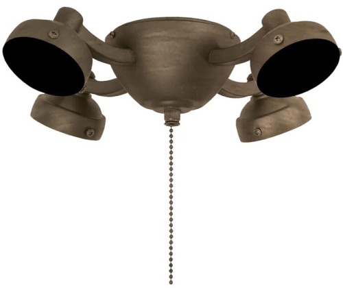 4-Light Universal Ceiling Fan Light Fitter - Lot 314