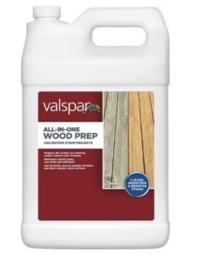 Valspar 320-fl oz (2 1/2 Gallon) All in one Wood Prep/Deck Cleaner  4 bottles (10 Gallon total) @$19.98 $79.92 - Lot 140