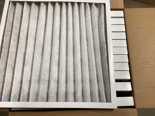Case of 12 Lennox MERV 8 Pleated Furnace Filters. 24" x 24" x 2 ($350.64) Standard Capacity achieves MERV 8 Extremely low resistance to air-flow minimizes energy costs 100% synthetic media is moisture resistant and will not promote biological growth Adva - Lot 374