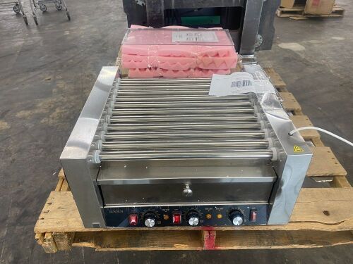 ROVSUN Hot Dog Roller Warmer 2000W, 11 Rollers, Bun Warmer - Dented, Heats & Rolls  - Lot 72