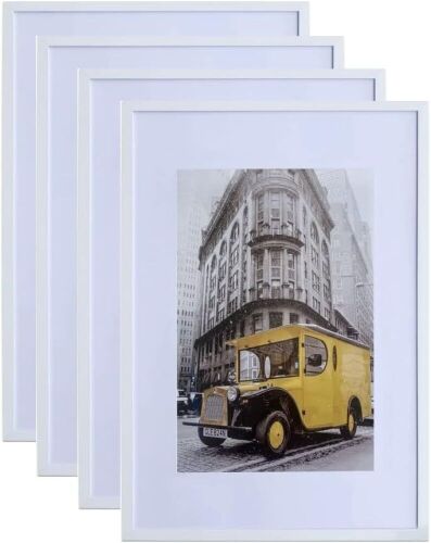 Art Emotion White 16x24 Picture Frames, 4 Pack  - Lot 303