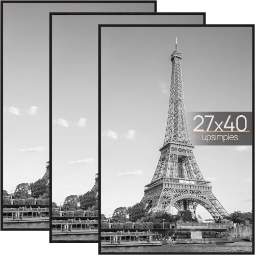  upsimples 27x40 in Poster Frame Black, 3 Pack - Lot 343