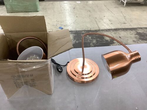 Lot of (2) Food Warmer Lamps  - Lot 344