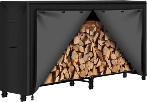 AMAGABELI 8ft Firewood Log Rack - Lot 681
