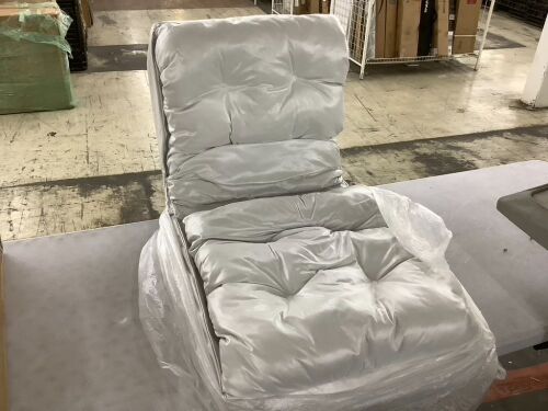 Floor Lounge Chair with Back Support - Lot 682