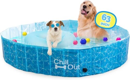 All for Paws 63'' Large Dog Splash Pool - Lot 684
