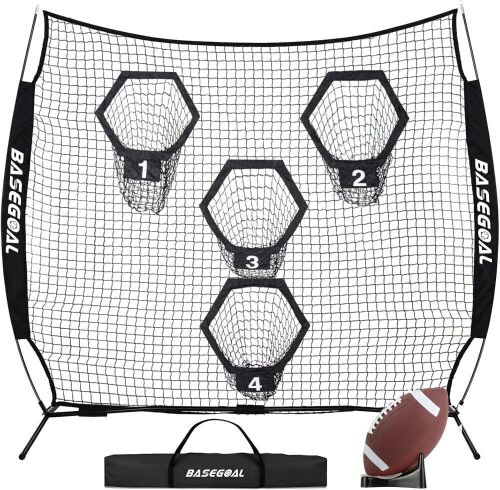 BaseGoal 8 x 8ft Football Target Net - Lot 735