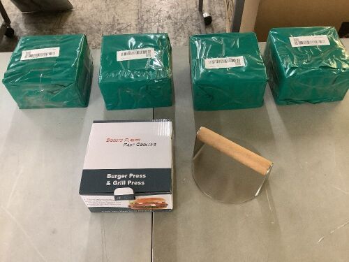 Lot of (5) Burger Press - Lot 749