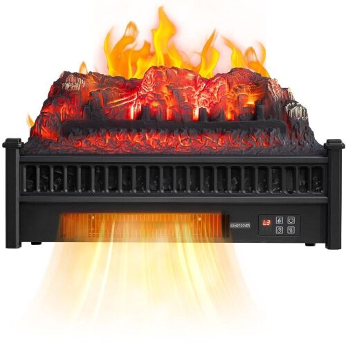23" W 1400W 120V Electric Fireplace Insert Log - Lot 840