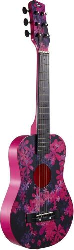 30” Floral Print Acoustic Kids Guitar - Lot 851