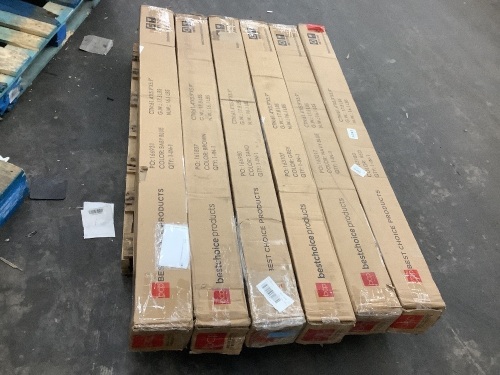 Lot of (6) 10' Solar LED Patio Umbrellas - Uninspected  - Lot 247