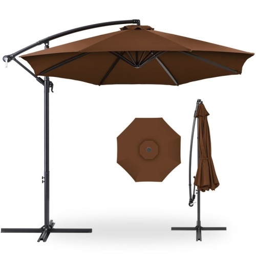 Offset Hanging Patio Umbrella - 10ft - Lot 353