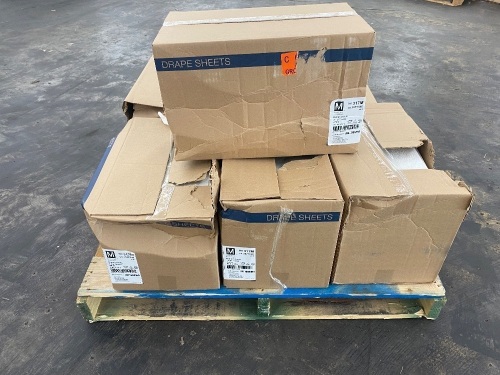 (5) Cases of Drape Sheets & (3) Cases of Exam Table Paper  - Lot 250