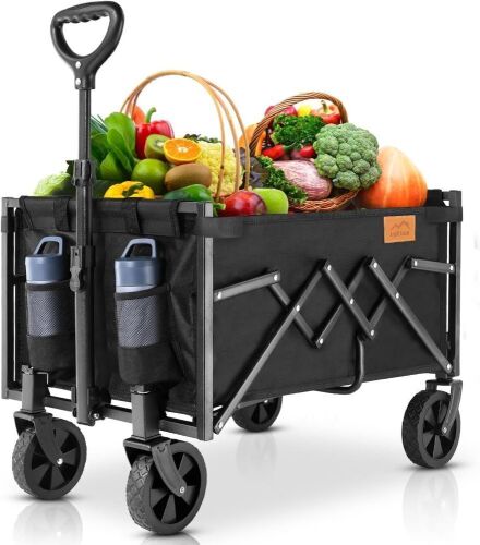 Uyittour Collapsible Wagon Cart, 220lb Capacity  - Lot 548