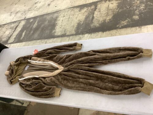 Funziez! Adult Bear Onesie, Small - Broken Zipper  - Lot 646