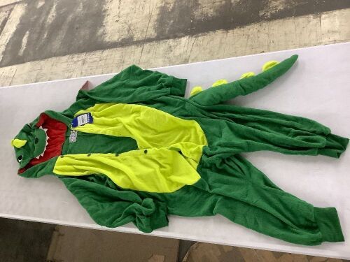 Funziez! Adult Dinosaur Onesie, Small - Lot 647
