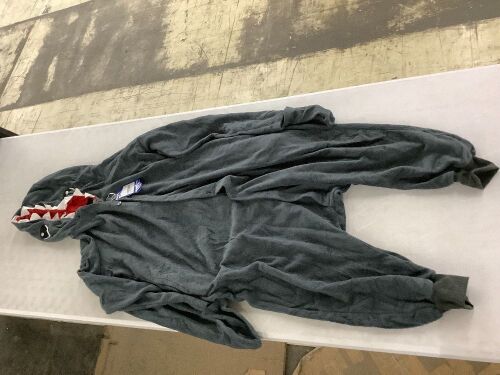 Funziez! Adult Shark Onesie, Small - Lot 648
