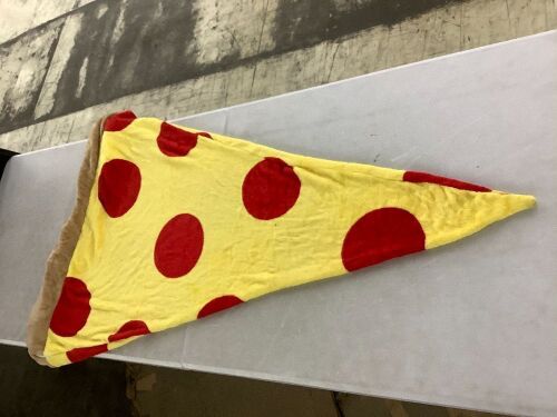 Pizza Sleeping Bag Blanket for Kids - Hole Near Crust - Lot 418
