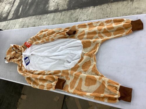 Funziez! Adult Giraffe Onesie, Medium - Lot 724