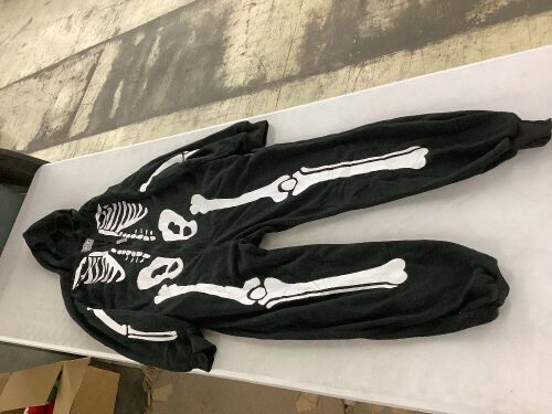 Funziez! Adult Skeleton Onesie, Medium - Lot 744
