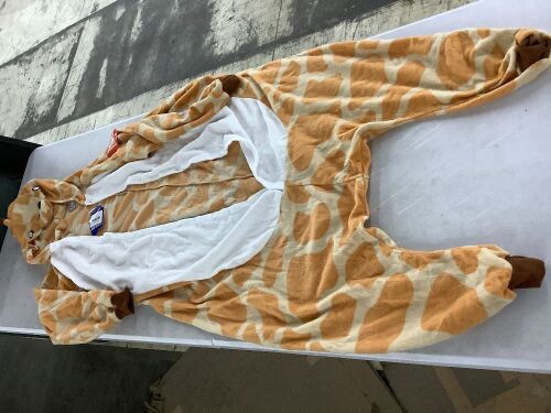 Funziez! Adult Giraffe Onesie, XX-Large  - Lot 433