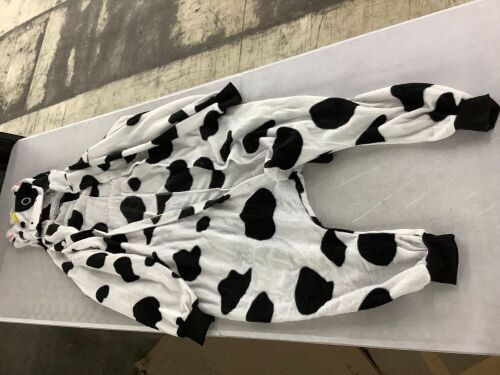 Funziez! Adult Cow Onesie, Large  - Lot 435